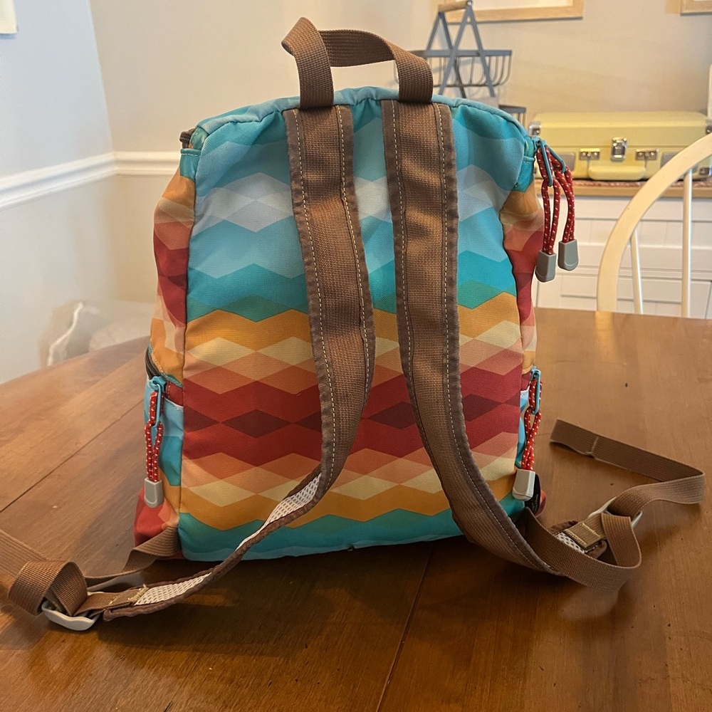 Colorful Chevron Geometric Alite Backpack - Picture 3 of 5